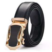 Load image into Gallery viewer, Fashion Brand Leather Belt Business Trouser Strap Pant Ceinture Homme Cowskin Automatic Buckle Cowhide Men Belts