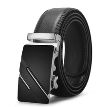 Load image into Gallery viewer, Fashion Brand Leather Belt Business Trouser Strap Pant Ceinture Homme Cowskin Automatic Buckle Cowhide Men Belts