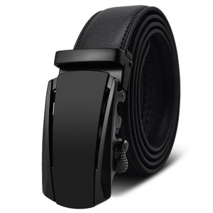 Fashion Brand Leather Belt Business Trouser Strap Pant Ceinture Homme Cowskin Automatic Buckle Cowhide Men Belts