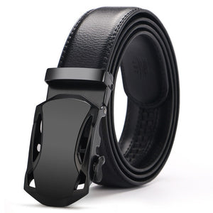 Fashion Brand Leather Belt Business Trouser Strap Pant Ceinture Homme Cowskin Automatic Buckle Cowhide Men Belts