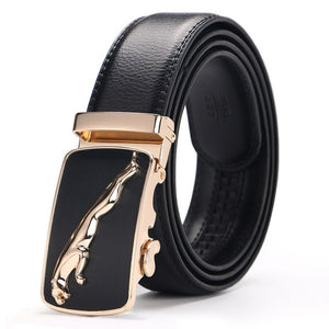 Fashion Brand Leather Belt Business Trouser Strap Pant Ceinture Homme Cowskin Automatic Buckle Cowhide Men Belts
