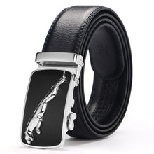 Load image into Gallery viewer, Fashion Brand Leather Belt Business Trouser Strap Pant Ceinture Homme Cowskin Automatic Buckle Cowhide Men Belts