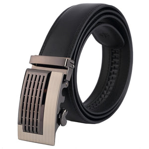 Fashion Brand Leather Belt Business Trouser Strap Pant Ceinture Homme Cowskin Automatic Buckle Cowhide Men Belts