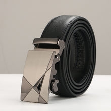 Load image into Gallery viewer, Fashion Brand Leather Belt Business Trouser Strap Pant Ceinture Homme Cowskin Automatic Buckle Cowhide Men Belts
