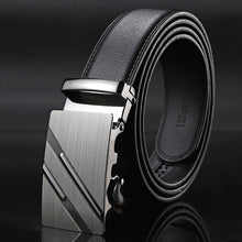 Load image into Gallery viewer, Fashion Brand Leather Belt Business Trouser Strap Pant Ceinture Homme Cowskin Automatic Buckle Cowhide Men Belts