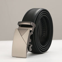 Load image into Gallery viewer, Fashion Brand Leather Belt Business Trouser Strap Pant Ceinture Homme Cowskin Automatic Buckle Cowhide Men Belts
