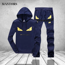 Load image into Gallery viewer, Men Sportswear Hoodies Set New Autumn Hooded Track Suit Mens Brand Clothing Fit Casual Print Tracksuits Male Sweatshirts Coats