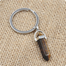 Load image into Gallery viewer, Stone keychains