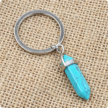 Load image into Gallery viewer, Stone keychains