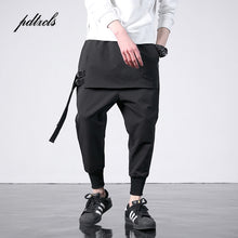 Load image into Gallery viewer, New Western Diablo Style Fashion Individuality Side Ribbon Men&#39;s Jogger Trousers Hip Hop Autumn Casual Street Male Harem Pants