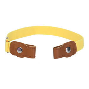 AWAYTR Unisex Buckle-Free Elastic Belt For Jeans Pants Dress Free Stretch Waist Belt For Women Men No Buckle Adjustable Belt
