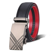 Load image into Gallery viewer, high quality genuine leather belt luxury real leather belts for men metal buckle man Jeans pants genuine leather belt male strap