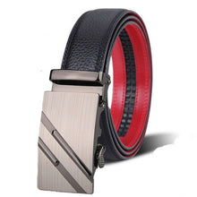 Load image into Gallery viewer, high quality genuine leather belt luxury real leather belts for men metal buckle man Jeans pants genuine leather belt male strap