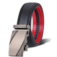 Load image into Gallery viewer, high quality genuine leather belt luxury real leather belts for men metal buckle man Jeans pants genuine leather belt male strap
