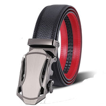 Load image into Gallery viewer, high quality genuine leather belt luxury real leather belts for men metal buckle man Jeans pants genuine leather belt male strap