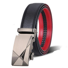Load image into Gallery viewer, high quality genuine leather belt luxury real leather belts for men metal buckle man Jeans pants genuine leather belt male strap