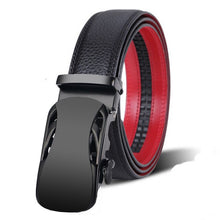 Load image into Gallery viewer, high quality genuine leather belt luxury real leather belts for men metal buckle man Jeans pants genuine leather belt male strap