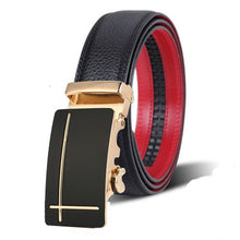 Load image into Gallery viewer, high quality genuine leather belt luxury real leather belts for men metal buckle man Jeans pants genuine leather belt male strap