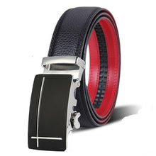 Load image into Gallery viewer, high quality genuine leather belt luxury real leather belts for men metal buckle man Jeans pants genuine leather belt male strap