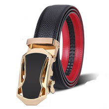 Load image into Gallery viewer, high quality genuine leather belt luxury real leather belts for men metal buckle man Jeans pants genuine leather belt male strap