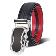 Load image into Gallery viewer, high quality genuine leather belt luxury real leather belts for men metal buckle man Jeans pants genuine leather belt male strap