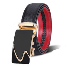 Load image into Gallery viewer, high quality genuine leather belt luxury real leather belts for men metal buckle man Jeans pants genuine leather belt male strap