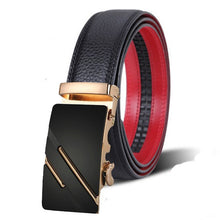 Load image into Gallery viewer, high quality genuine leather belt luxury real leather belts for men metal buckle man Jeans pants genuine leather belt male strap