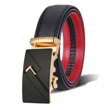 Load image into Gallery viewer, high quality genuine leather belt luxury real leather belts for men metal buckle man Jeans pants genuine leather belt male strap