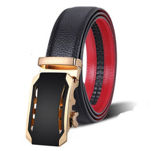 Load image into Gallery viewer, high quality genuine leather belt luxury real leather belts for men metal buckle man Jeans pants genuine leather belt male strap
