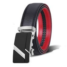 Load image into Gallery viewer, high quality genuine leather belt luxury real leather belts for men metal buckle man Jeans pants genuine leather belt male strap