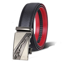 Load image into Gallery viewer, high quality genuine leather belt luxury real leather belts for men metal buckle man Jeans pants genuine leather belt male strap