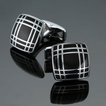 Load image into Gallery viewer, Quality enamel baking paint, men&#39;s French shirt cufflinks wholesale custom made cuff top grade business shirt cufflinks.