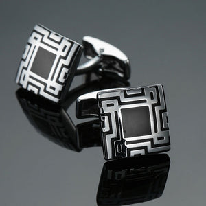 Quality enamel baking paint, men's French shirt cufflinks wholesale custom made cuff top grade business shirt cufflinks.