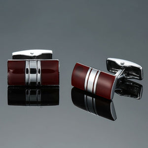 Quality enamel baking paint, men's French shirt cufflinks wholesale custom made cuff top grade business shirt cufflinks.