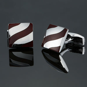 Quality enamel baking paint, men's French shirt cufflinks wholesale custom made cuff top grade business shirt cufflinks.