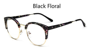 Transparent Spectacle Frame For Men Women Glasses Anti-fatigue Cat Eye High Quality Computer eyeglasses men Retro Optical Lens