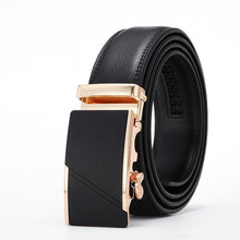 Load image into Gallery viewer, Fashion Brand Leather Belt Business Trouser Strap Pant Ceinture Homme Cowskin Automatic Buckle Cowhide Men Belts