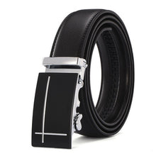 Load image into Gallery viewer, Fashion Brand Leather Belt Business Trouser Strap Pant Ceinture Homme Cowskin Automatic Buckle Cowhide Men Belts
