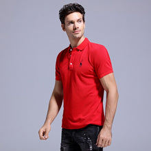 Load image into Gallery viewer, GustOmerD 2019 Brand Quality Cotton Polo Shirt Men Solid Slim Fit Short Sleeve Polos Men Fashion Giraffe Embroidery Men&#39;s Polo