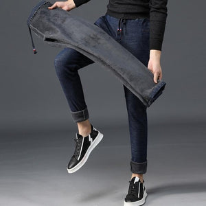 Men Warm Thickening Pants
