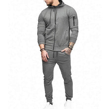 Load image into Gallery viewer, Adisputent 2019 Men Fashion Long Sleeve Hoodies+Pants Set Male Tracksuit Sport Suit Men&#39;s Gyms Set Casual Sportswear  Suit