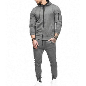 Adisputent 2019 Men Fashion Long Sleeve Hoodies+Pants Set Male Tracksuit Sport Suit Men's Gyms Set Casual Sportswear  Suit