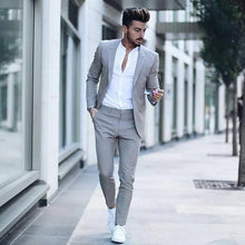 Load image into Gallery viewer, Mens Slim Fit 2 piece Suit