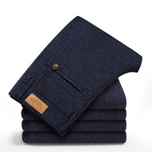 Load image into Gallery viewer, HCYX Brand 2019 four season Classic High quality Men&#39;s Casual Pants Trousers Men Casual Pants Business Straight Size 38