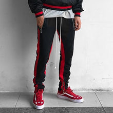 Load image into Gallery viewer, Mens Stripped Sweatpants Polyester blend