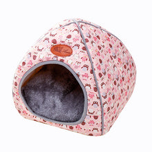 Load image into Gallery viewer, Small Pet Dog House Kennel Bed Mat Cat Blanket Pets Tent Unfolding To Be Thicken Winter Pet Beds Mattress Flannel Fabric Warm