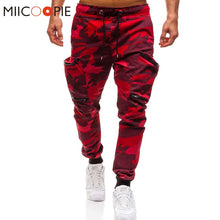 Load image into Gallery viewer, Mens Joggers 2019 New Red Camouflage Multi-Pockets Cargo Pants Men Cotton Harem Pants Hip Hop Trousers Streetwear XXXL