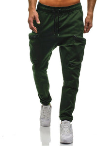Mens Joggers 2019 New Red Camouflage Multi-Pockets Cargo Pants Men Cotton Harem Pants Hip Hop Trousers Streetwear XXXL