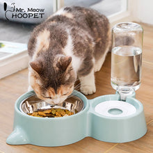 Load image into Gallery viewer, Hoopet Cat Bowl Dog Water Feeder Bowl Cat Kitten Drinking Fountain Food Dish Pet Bowl Goods