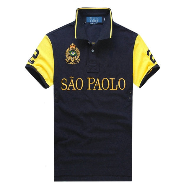 Hot Brand Eden Park New lable Men's Summer Short Polos shirt Clothing for Men Camisa Casual Sportswear Jerseys Polo Shirts Plus